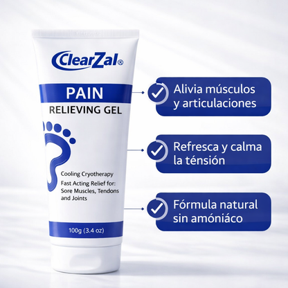 Clearzal Fast Acting: Refresca y alivia tensiones musculares rápidamente.