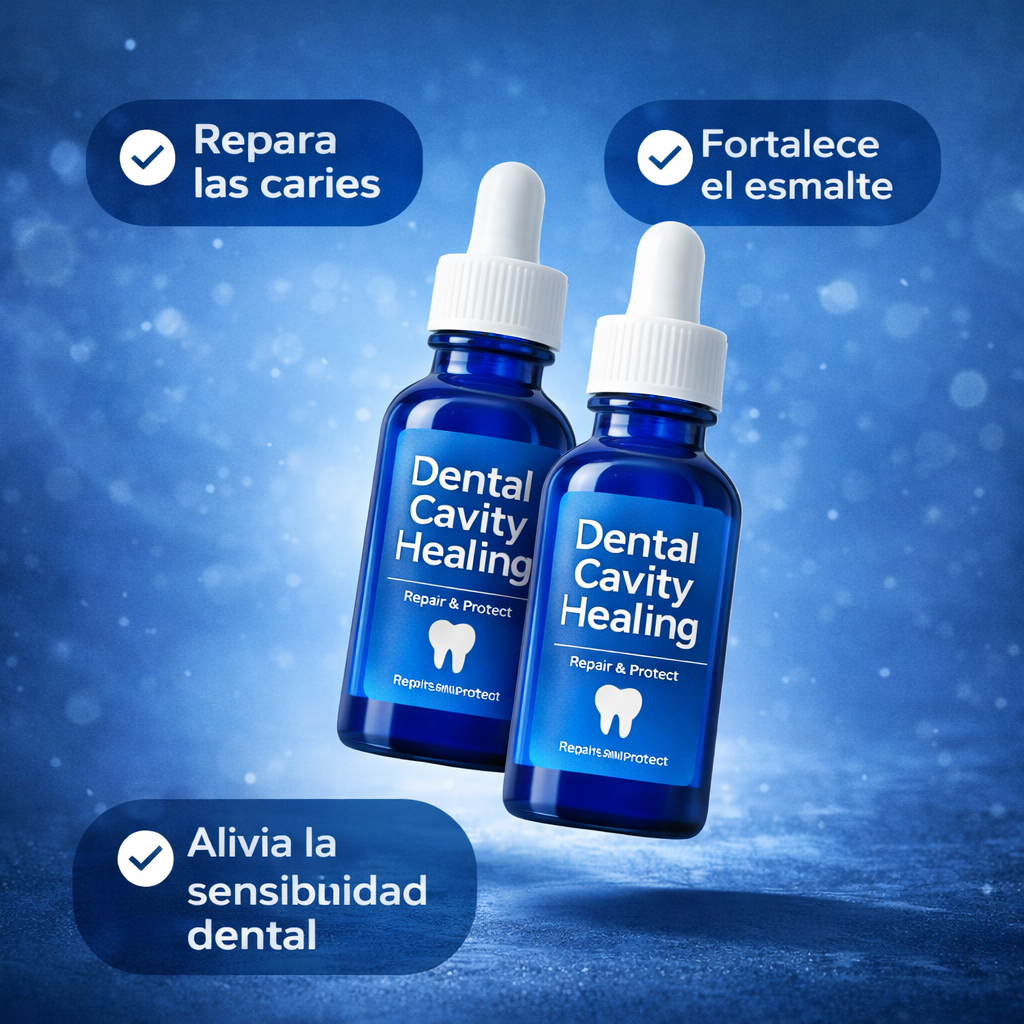 Dental Cavity Healing: Blanquea, sana caries y fortalece tus dientes