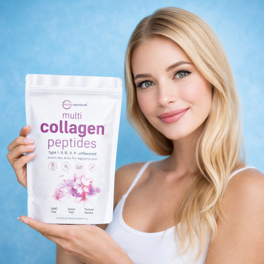 Multi Collagen Peptides: Apoya piel firme y bienestar integral / Producto Importado US 🗽